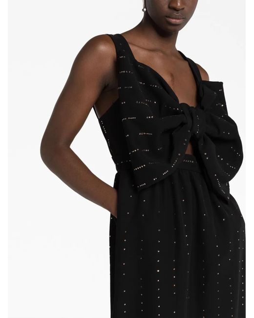Viktor & Rolf Black Starry Night Crystal-Embellished Dress