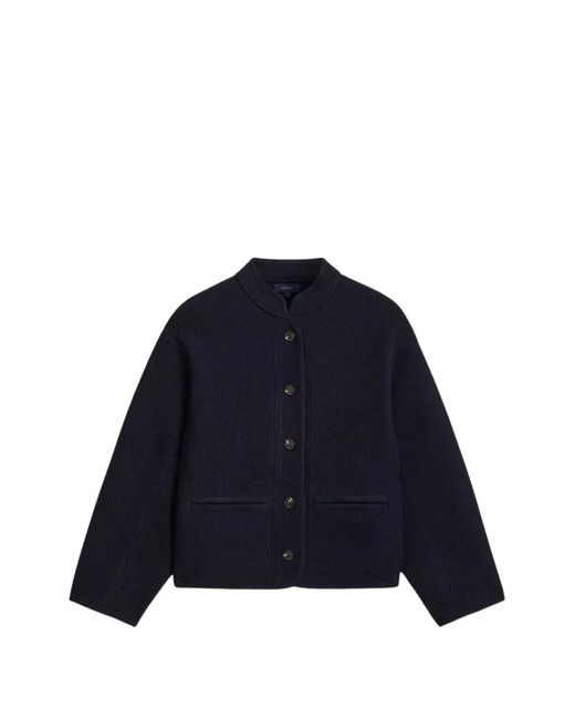 Soeur Blue Olympe Wool Jacket