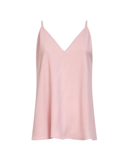 Gianluca Capannolo Pink V-Neck Top