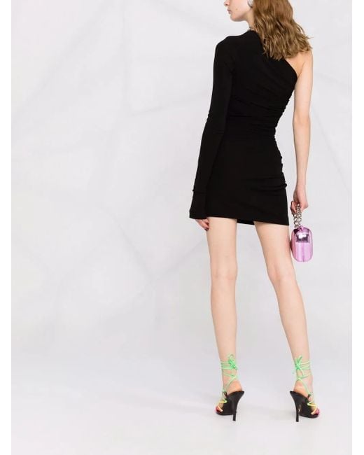 Vestido corto ajustado con una sola tira DSquared² de color Black