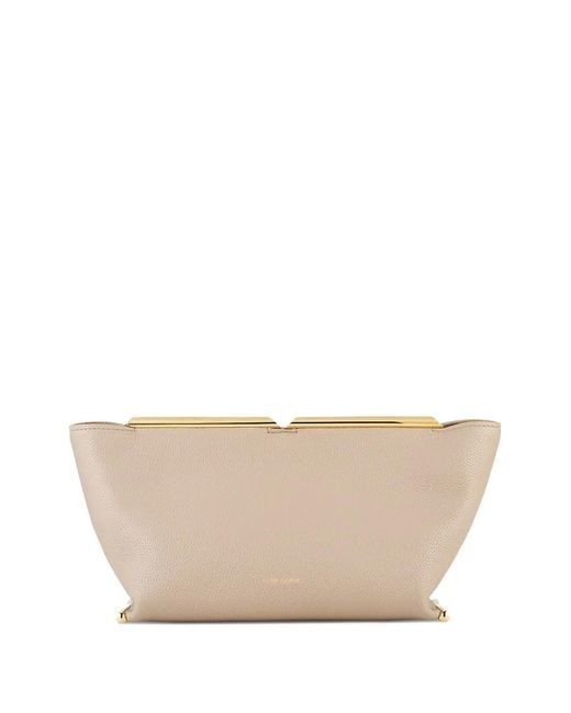 Aquazzura Natural Galerie Clutch Bag