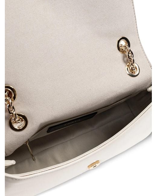 Bolso de hombro con correa de cadena Furla de color Natural