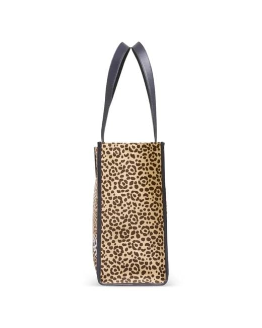 Inoui Edition Natural Felis Leopard-Print Shoulder Bag