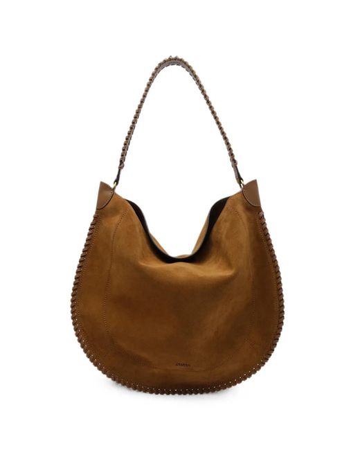 Isabel Marant Brown Oskan Hobo Soft Bag