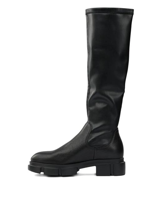 COPENHAGEN Black Platform Boots