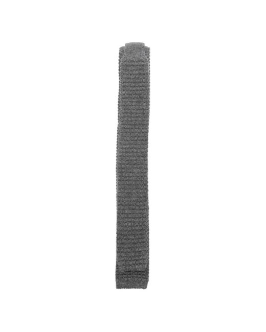 Canali White Ribbed Tie for men