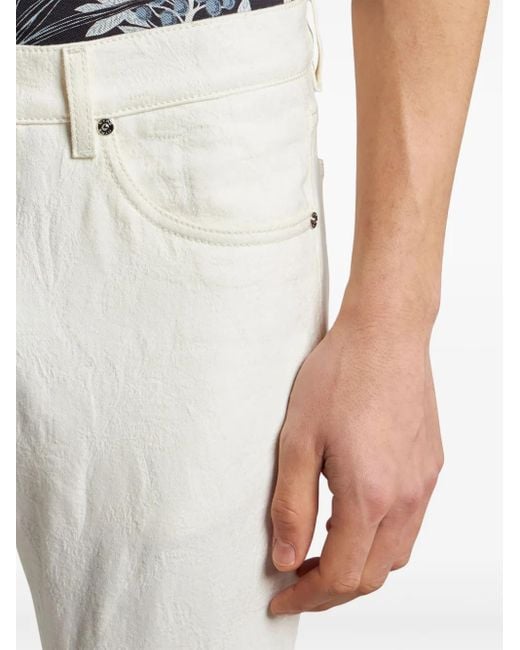 Etro White Jeans for men