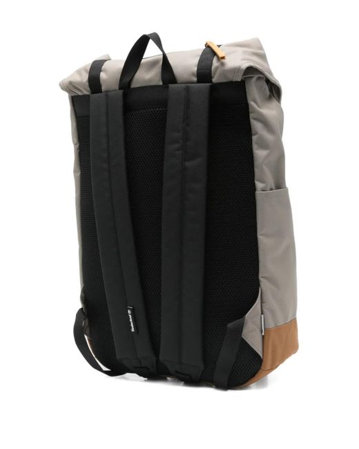 Timberland Black Fold-Over Buckle Backpack for men