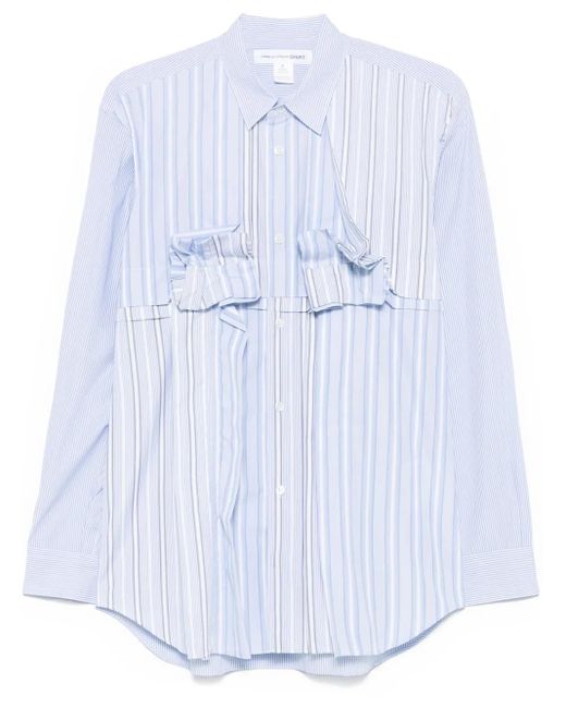 Comme des Garçons Blue Striped Shirt for men