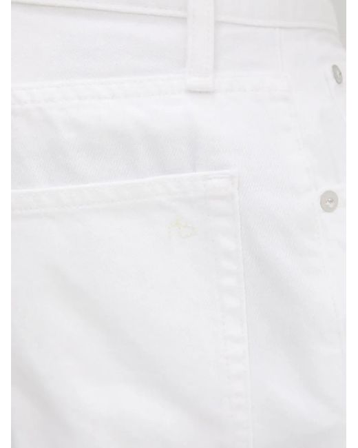 Rag & Bone White Cotton Jeans for men