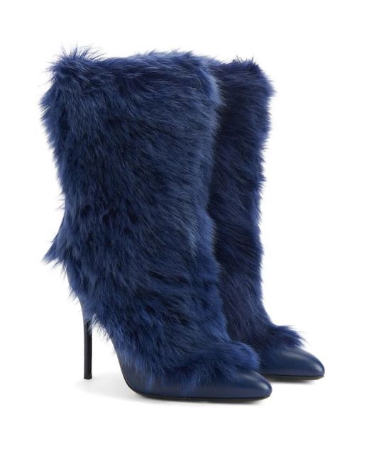 Giuseppe Zanotti Blue 105Mm Micole Boots