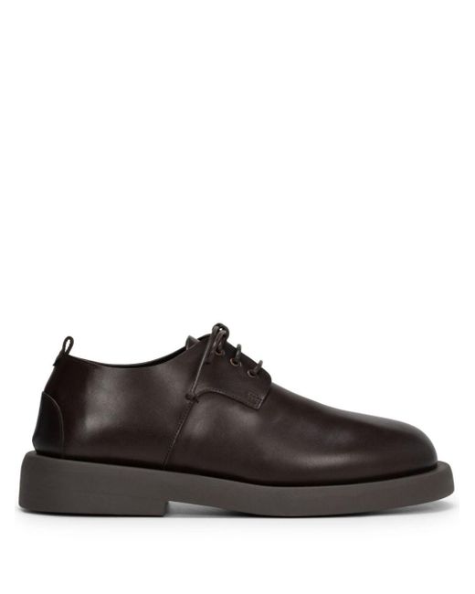 Marsèll Brown Gommello Leather Derby Shoes for men
