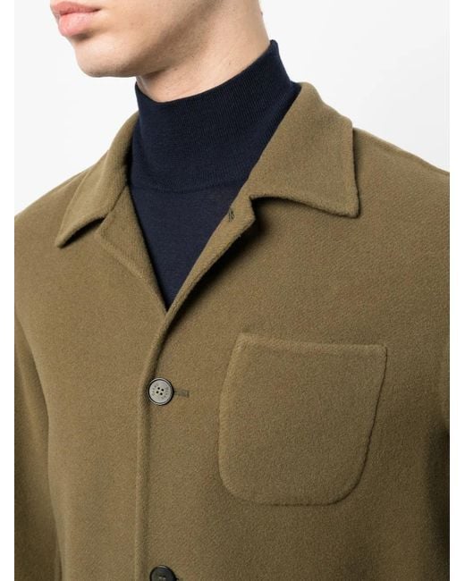 Cárdigan Con Botones Herno de hombre de color Green