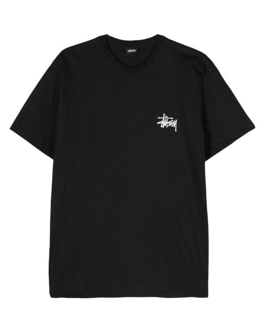 Stussy Katoenen T-shirt in het Black