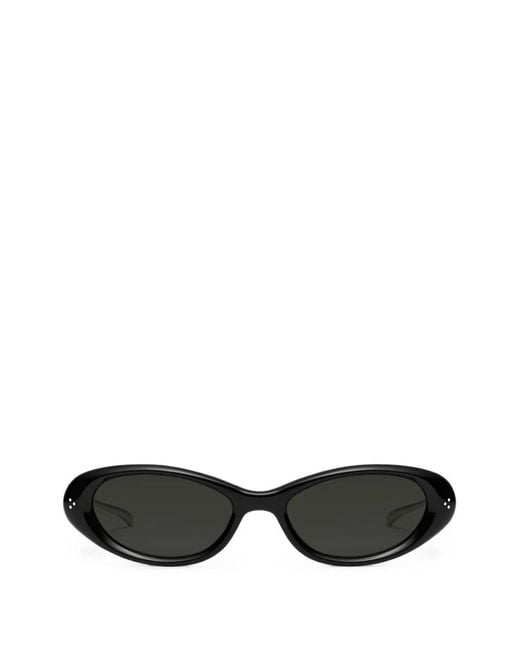 Gentle Monster Black Ora Oval-Frame Sunglasses