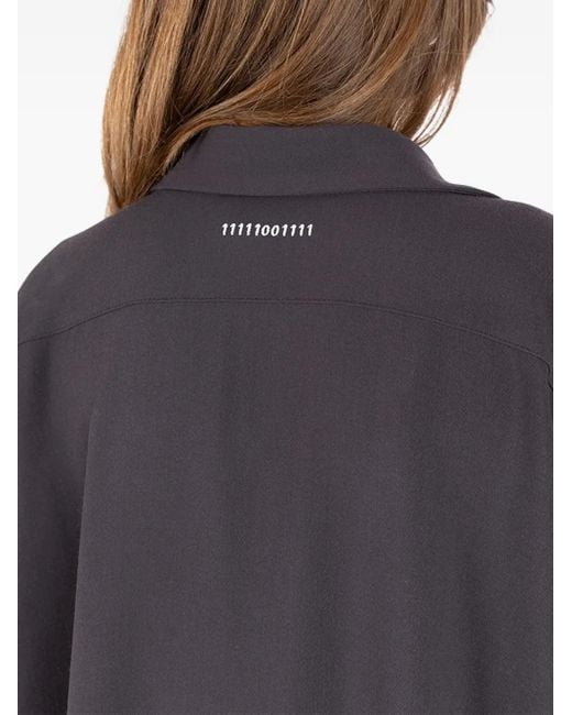 Societe Anonyme Black Shirt Midi Dress