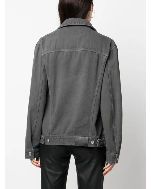 Zadig & Voltaire Black Kase Organic Cotton Denim Jacket