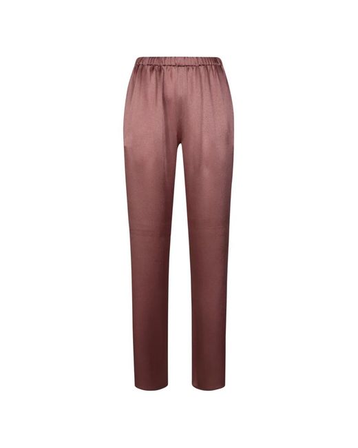 Antonelli Red Elasticated-Waistband Trousers