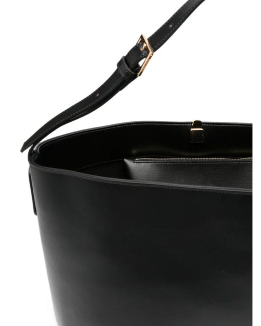 THEMOIRÈ Black Slouchy Shoulder Bag