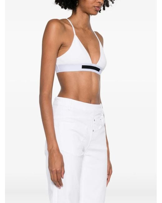 MEDEA White Logo Bra