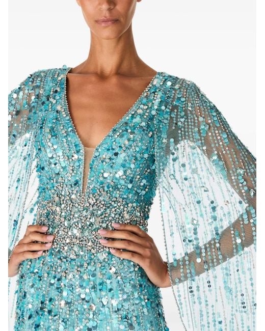 Jenny Packham Honey イブニングドレス Blue