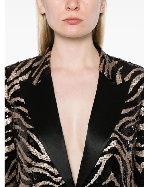 Blazer Karl Studio À Sequins Karl Lagerfeld en coloris Black