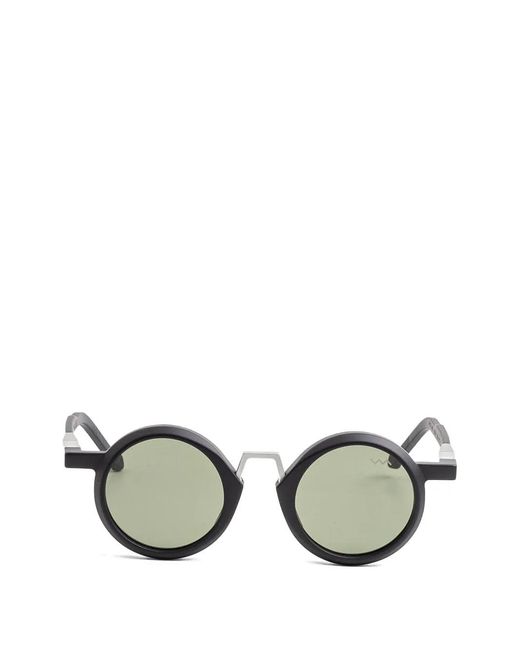 VAVA Eyewear Metallic Round-Frame Sunglasses