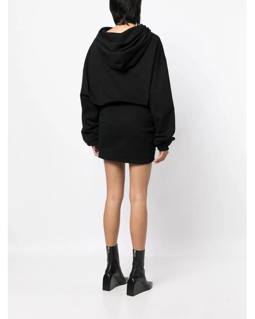 Off-White c/o Virgil Abloh Black For All Hooded Dress