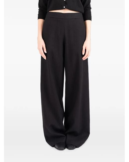 Societe Anonyme Black Josephine Wide-Leg Trousers