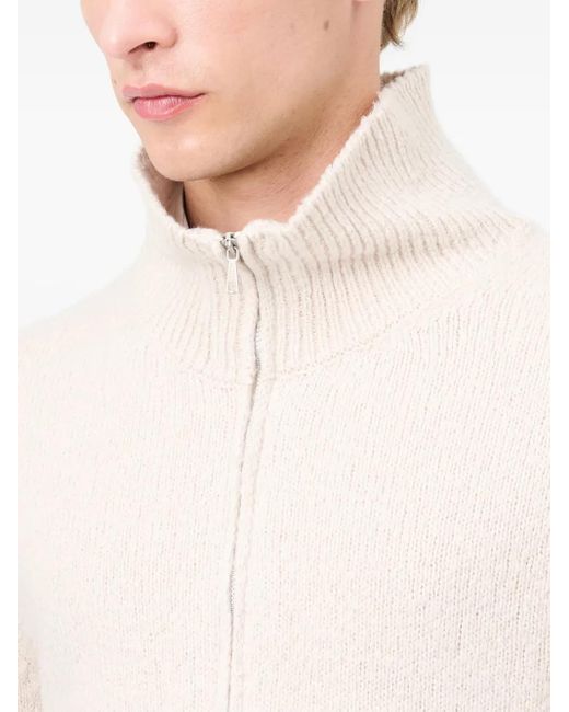Our Legacy Cardigan mit Stehkragen in White für Herren