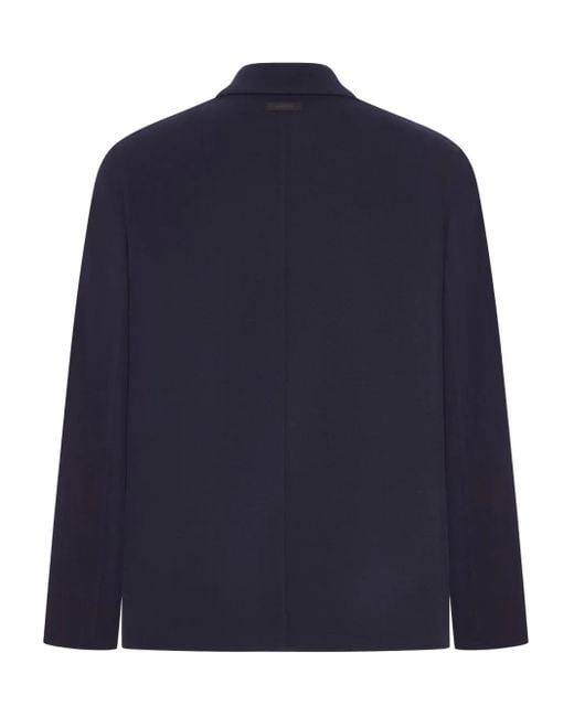 Lardini Blue Wool Jacket for men