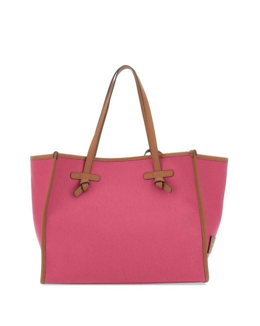 Gianni Chiarini Pink Medium Marcella Tote Bag
