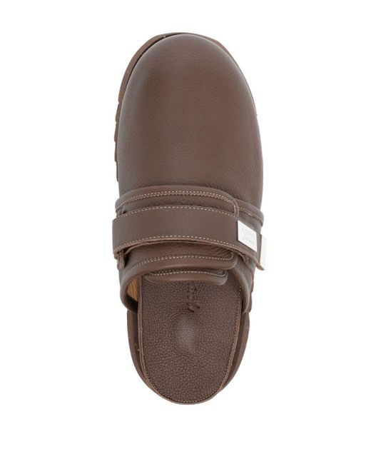 Suicoke Brown X Marsell Zavo Leather Mules for men
