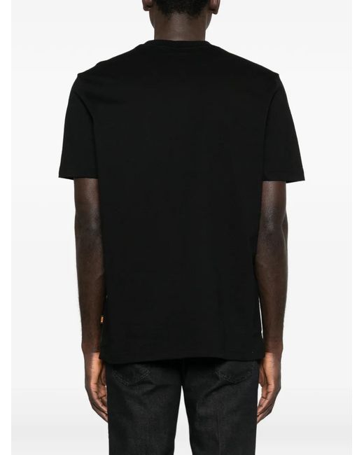 Boss Black Cotton-Jersey T-Shirt With Animal Artwork for men