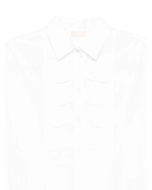 Liu Jo White Ruffled Blouse