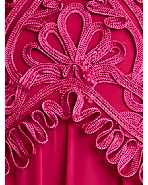 Tadashi Shoji Indira Embroidered Maxi Dress
