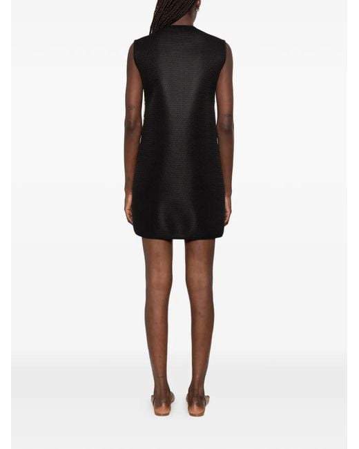 The Artistylist White Graphic-Print Sleeveless Mini Dress