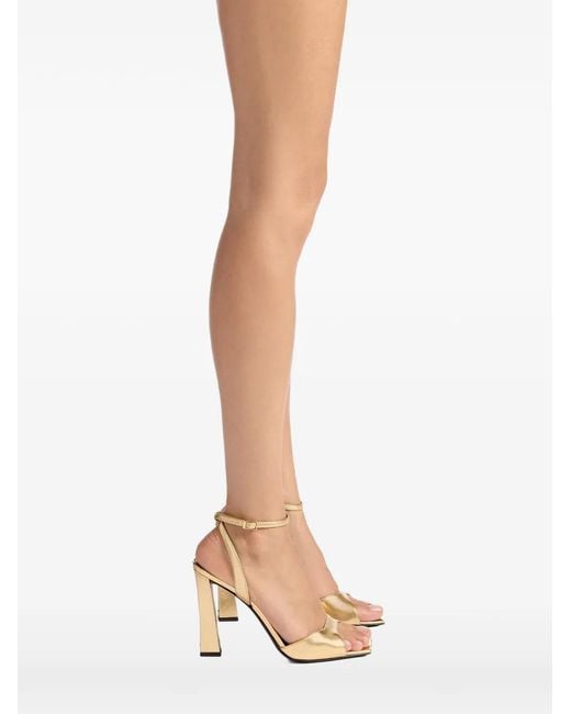 Giuseppe Zanotti Metallic Venice Ankle-Strap Sandals