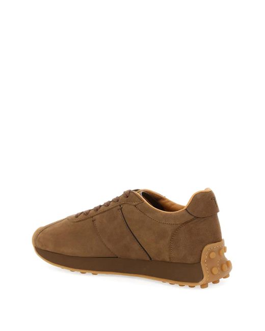 Baskets En Daim À Lacets Tod's en coloris Brown
