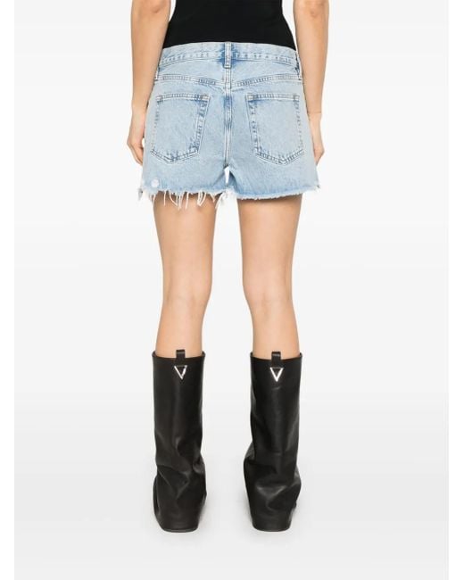 FRAME Blue The Hang Shorts