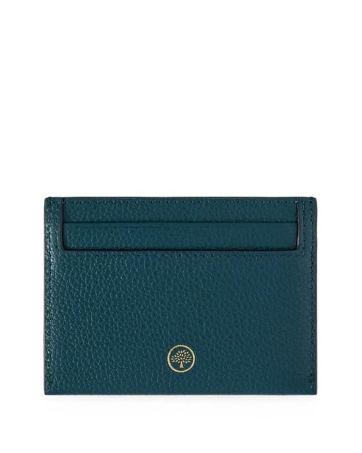 Mulberry Blue Continental Leather Card Holder