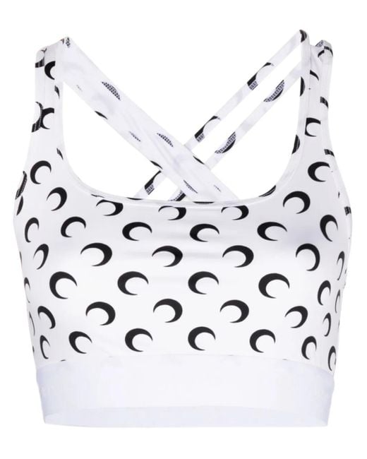 MARINE SERRE Crescent Moon トップ White