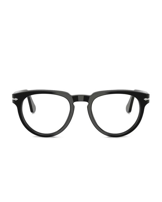 Persol Black Pantos-Frame Glasses