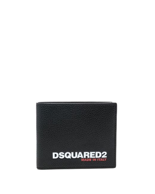 DSquared² Portemonnaie mit Logo-Print in Black für Herren