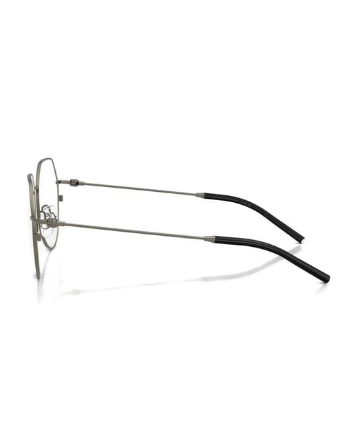 Moncler Gray Geometric Nose-Pads Frames