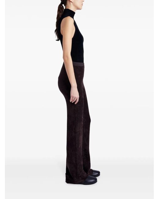 Proenza Schouler Blue Evie Flared Knit Pant