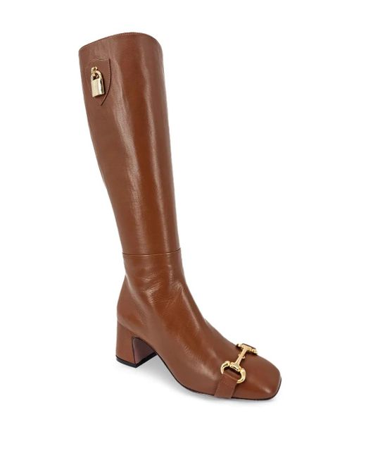 Madison Maison Brown X Joan Hornig 50Mm Lock Boots