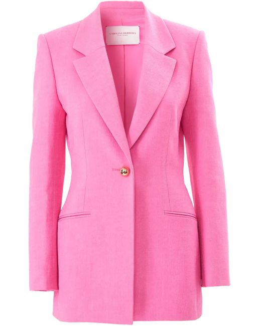 Carolina Herrera シングルジャケット Pink