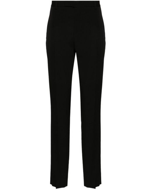 Saint Laurent Slim-fit Pantalon in het Black voor heren