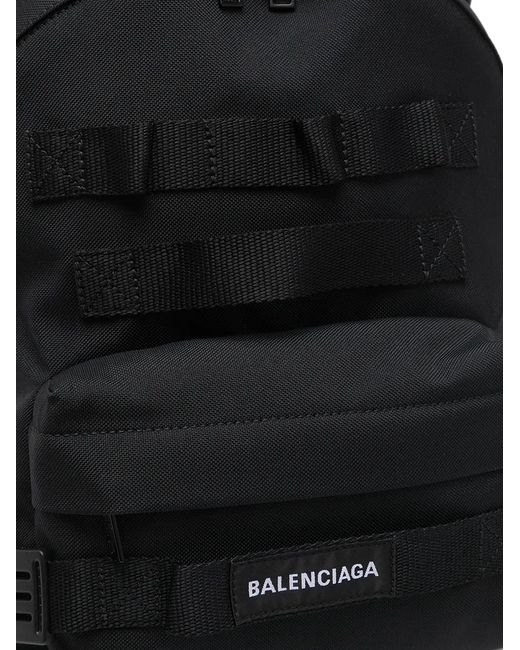 Balenciaga Black Small Army Multi-Carry Backpack for men
